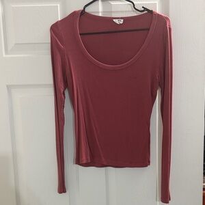 Cotton On Dusty Rose Long Sleeve Top